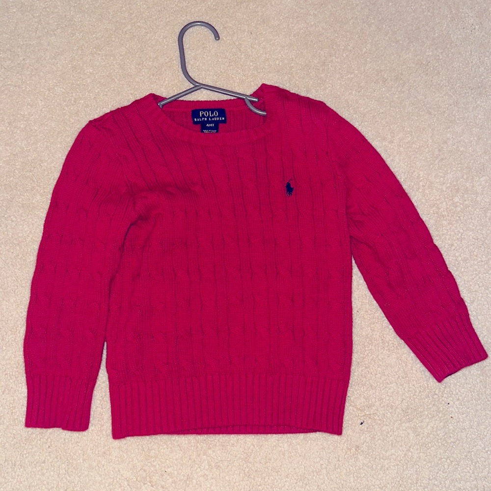 RL classic cable knit sweater